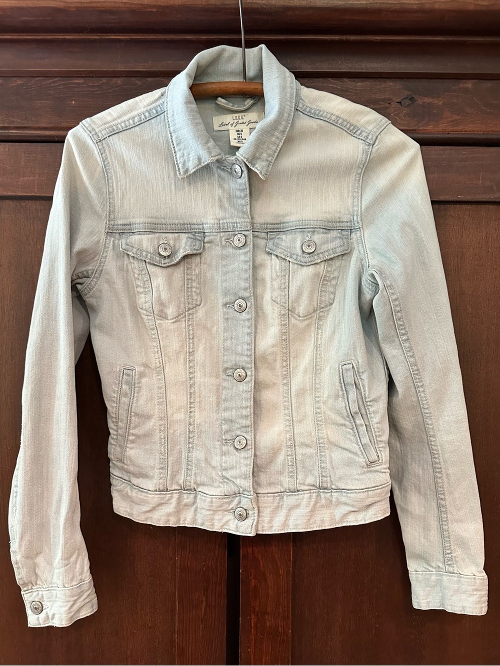 Label of Graded Goods • H & M • women’s jeans jackets • denim coat